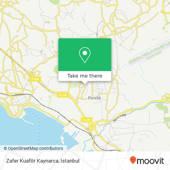 Zafer Kuaför Kaynarca map