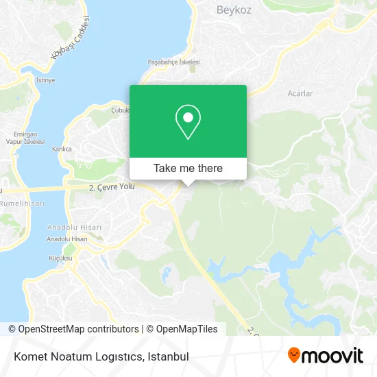 Komet Noatum Logıstıcs map