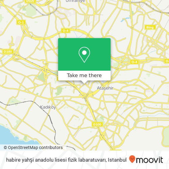 habire yahşi anadolu lisesi fizik labaratuvarı map