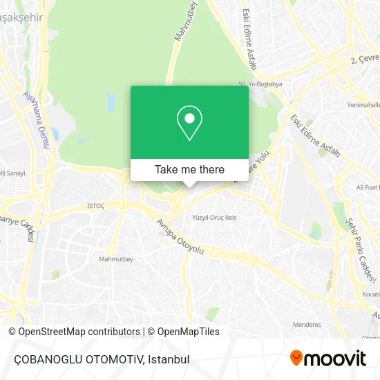 ÇOBANOGLU OTOMOTiV map