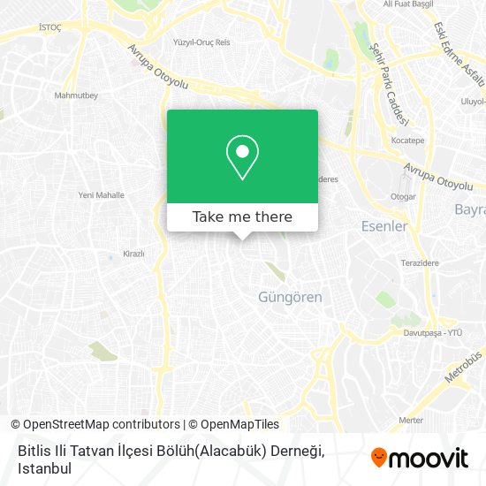 Bitlis Ili Tatvan İlçesi Bölüh(Alacabük) Derneği map