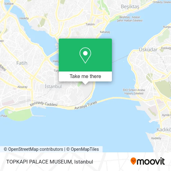 TOPKAPI PALACE MUSEUM map