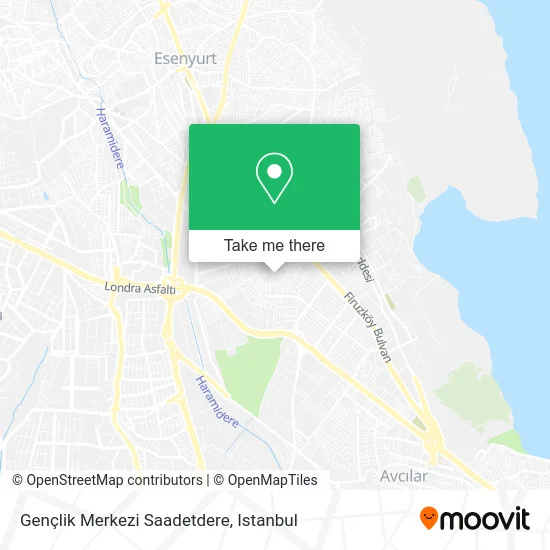 Gençlik Merkezi Saadetdere map