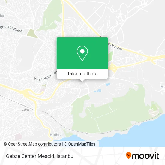 Gebze Center Mescid map