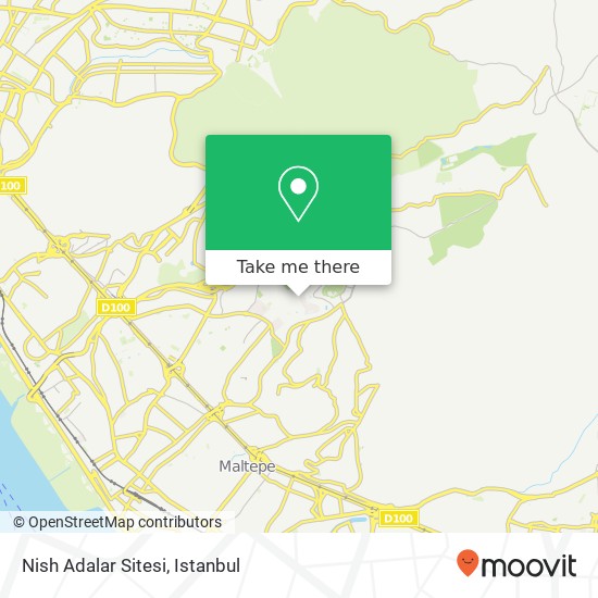 Nish Adalar Sitesi map