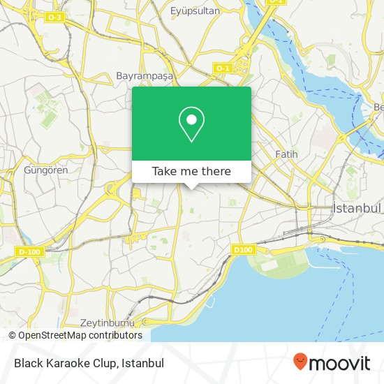 Black Karaoke Clup map