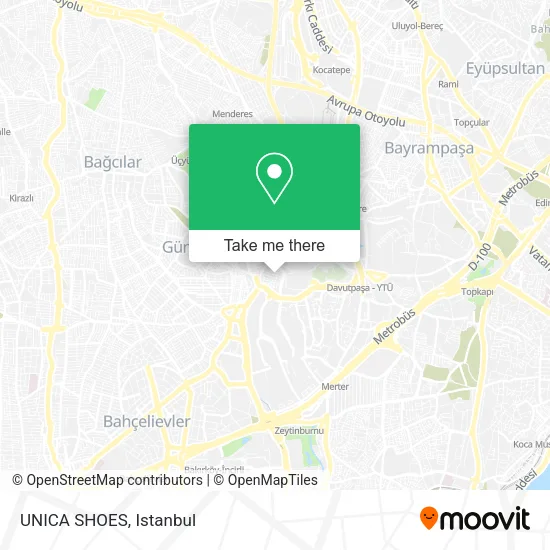 UNICA SHOES map