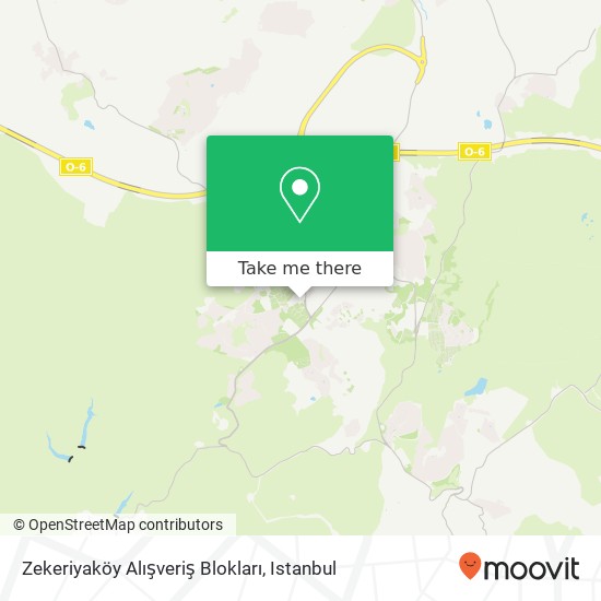 Zekeriyaköy Alışveriş Blokları map