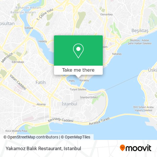 Yakamoz Balık Restaurant map