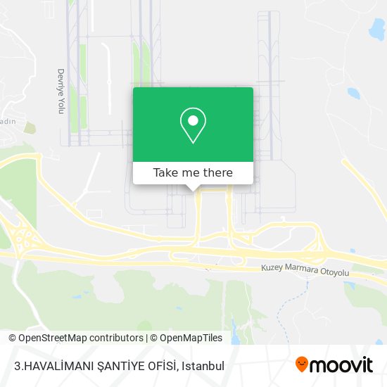 3.HAVALİMANI ŞANTİYE OFİSİ map