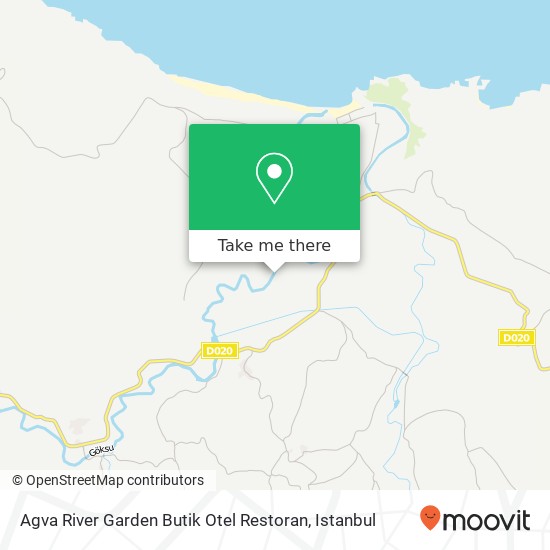 Agva River Garden Butik Otel Restoran map