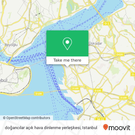 doğancılar açık hava dinlenme  yerleşkesi map