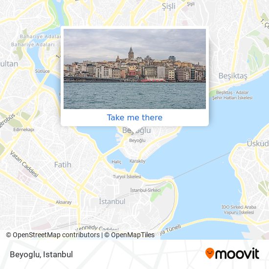Beyoglu map