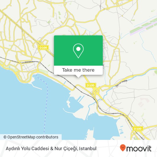 Aydınlı Yolu Caddesi & Nur Çiçeği map