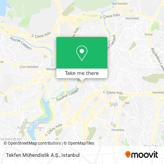 Tekfen Mühendislik A.Ş. map