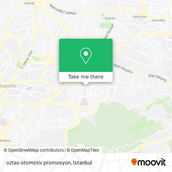 oztas otomotiv promosyon map