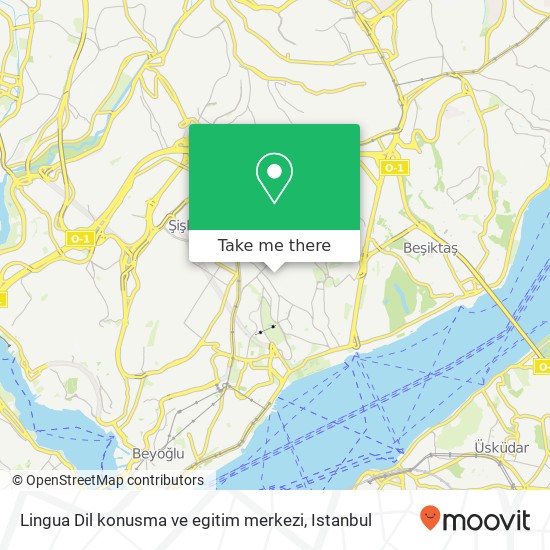 Lingua Dil konusma ve egitim merkezi map