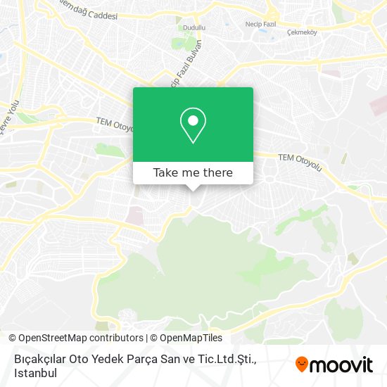 Bıçakçılar Oto Yedek Parça San ve Tic.Ltd.Şti. map