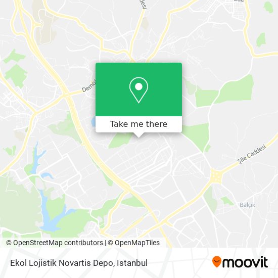 Ekol Lojistik Novartis Depo map