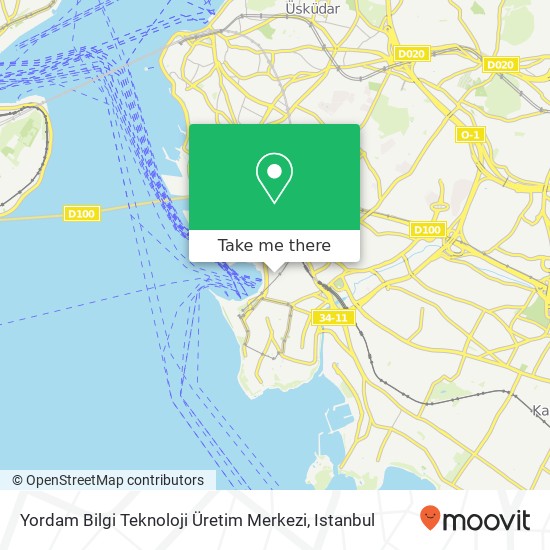 Yordam Bilgi Teknoloji Üretim Merkezi map