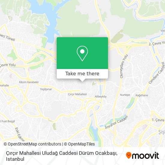 Çırçır Mahallesi Uludağ Caddesi Dürüm Ocakbaşı map