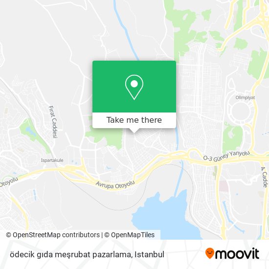 ödecik gıda meşrubat pazarlama map