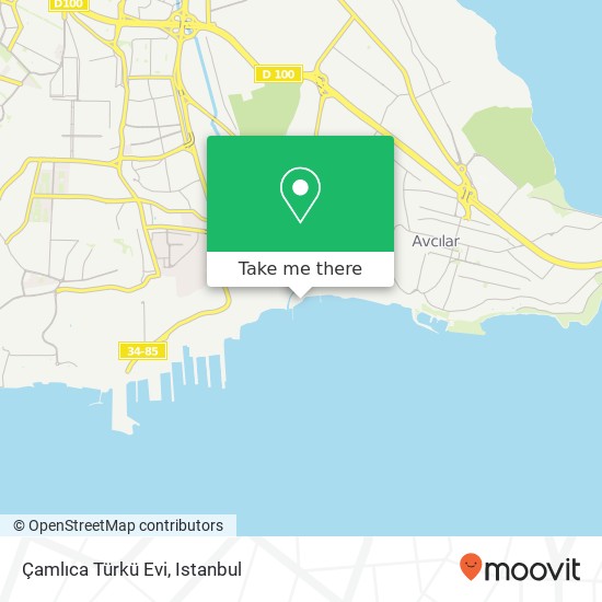 Çamlıca Türkü Evi map