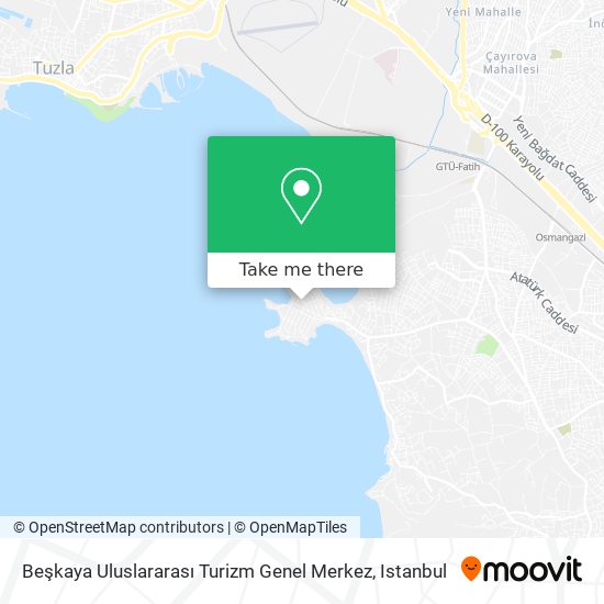 Beşkaya Uluslararası Turizm Genel Merkez map