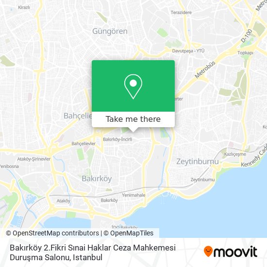 Bakırköy 2.Fikri Sınai Haklar Ceza Mahkemesi Duruşma Salonu map