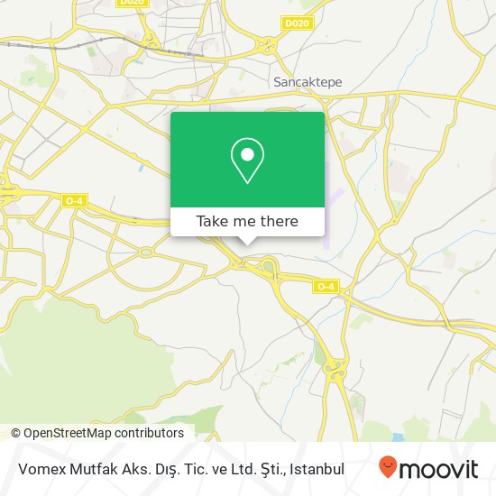 Vomex Mutfak Aks. Dış. Tic. ve Ltd. Şti. map