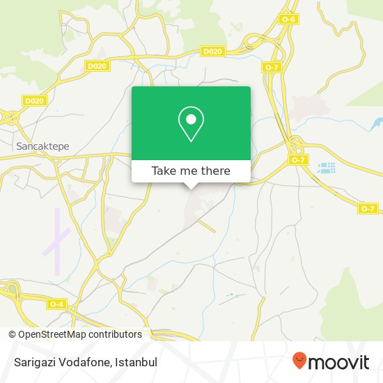 Sarigazi Vodafone map