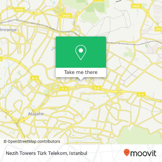 Nezih Towers Türk Telekom map