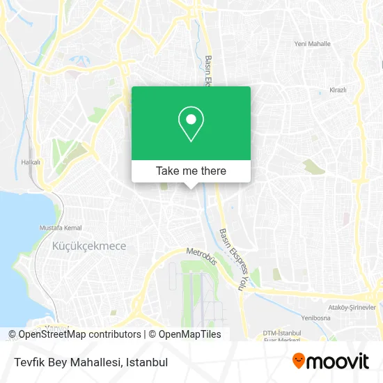 Tevfik Bey Mahallesi map
