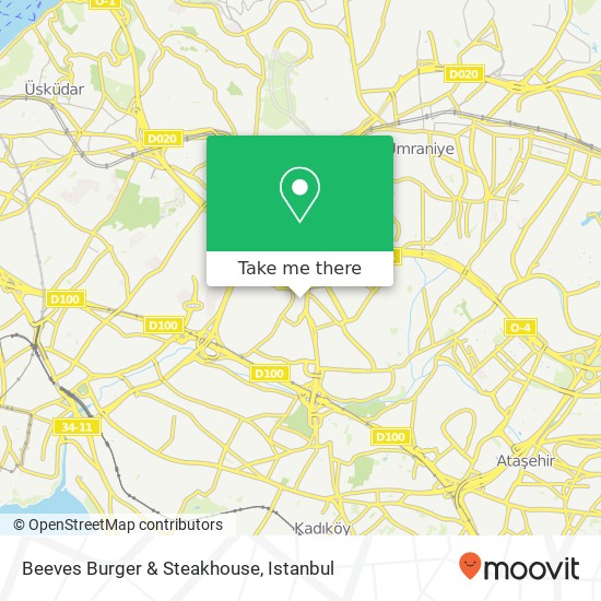 Beeves Burger & Steakhouse map