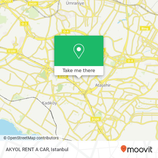 AKYOL RENT A CAR map