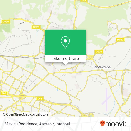 Mavisu Redidence, Atasehir map