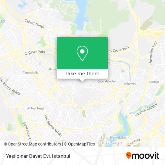 Yeşilpınar Davet Evi map