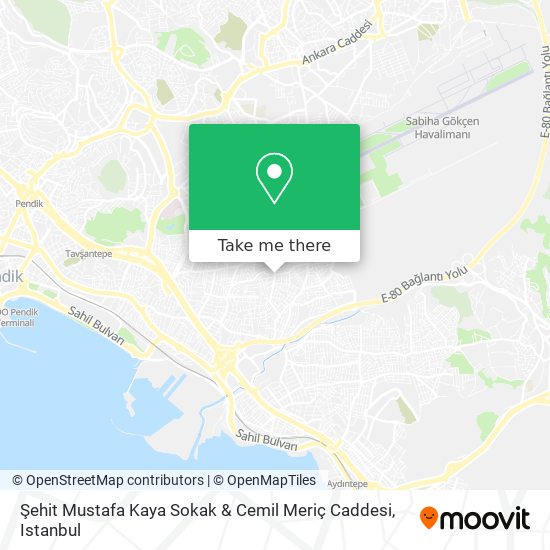 Şehit Mustafa Kaya Sokak & Cemil Meriç Caddesi map
