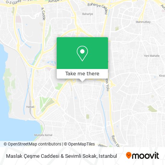 Maslak Çeşme Caddesi & Sevimli Sokak map