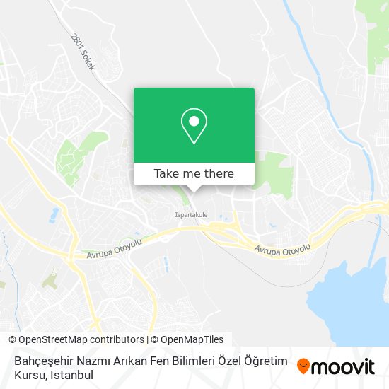 Bahçeşehir Nazmı Arıkan Fen Bilimleri Özel Öğretim Kursu map