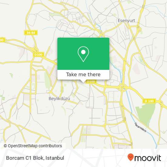 Borcam C1 Blok map