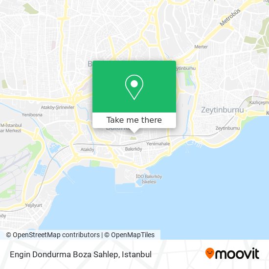 Engin Dondurma Boza Sahlep map