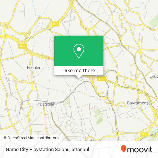 Game City Playstation Salonu map