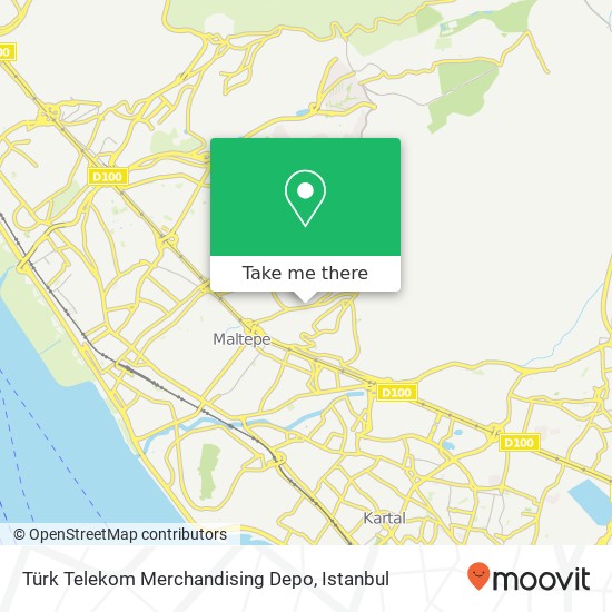 Türk Telekom Merchandising Depo map