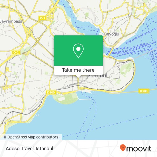 Adeso Travel map