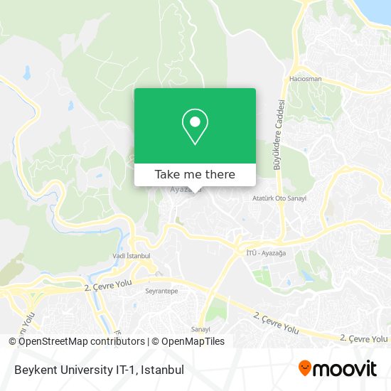 Beykent University IT-1 map
