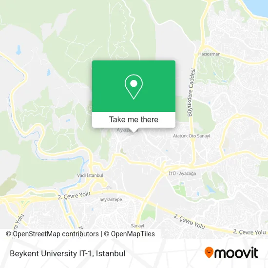 Beykent University IT-1 map