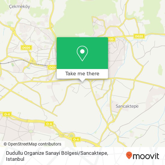 Dudullu Organize Sanayi Bölgesi / Sancaktepe map