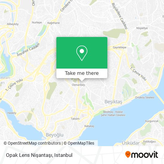 Opak Lens Nişantaşı map