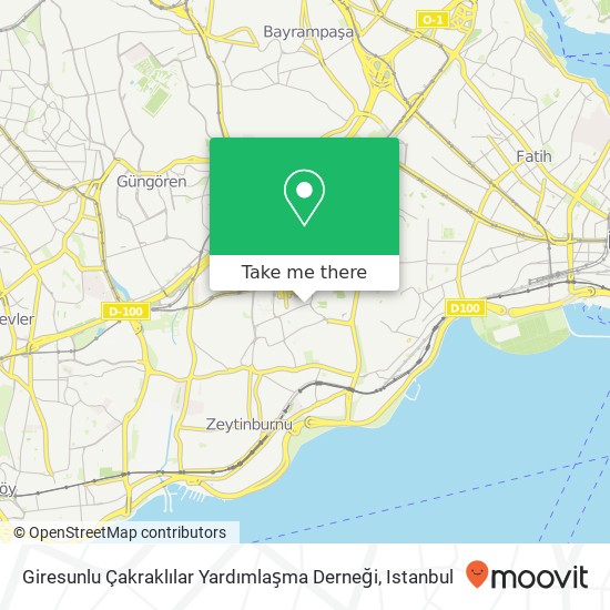 Giresunlu Çakraklılar Yardımlaşma Derneği map